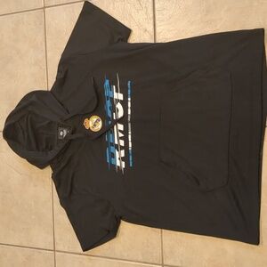 Real Madrid Short Sleeve Hoodie Size XL